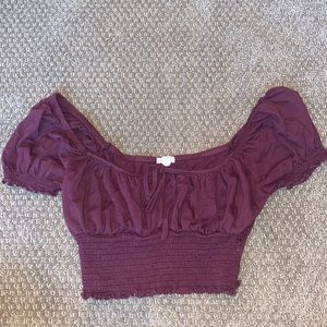 Garage crop top